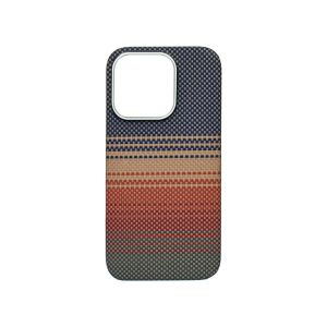 Customized Sunset Pattern Super Thin Aramid Carbon Fiber Mobile Cover for iPhone