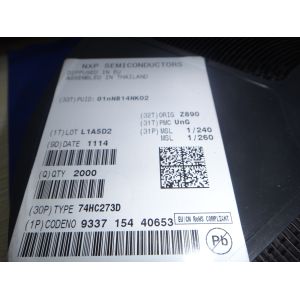Buy cheap 74HC273D New And Original  SOP20  Integrated Circuit from wholesalers