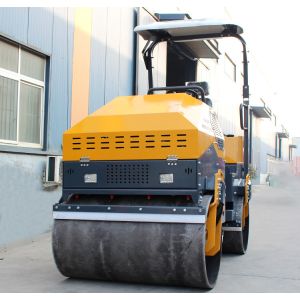 Buy cheap 16L Fuel Tank Capacity HQ-YL1200 3 Ton Vibratory Roller Compactor with Kubota Engine from wholesalers