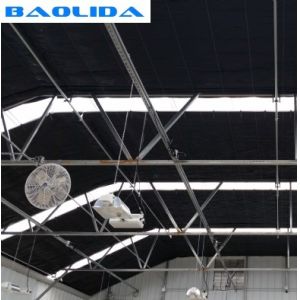 16ft Wall Height Sides Ventilation Shading System Automated Blackout Greenhouse