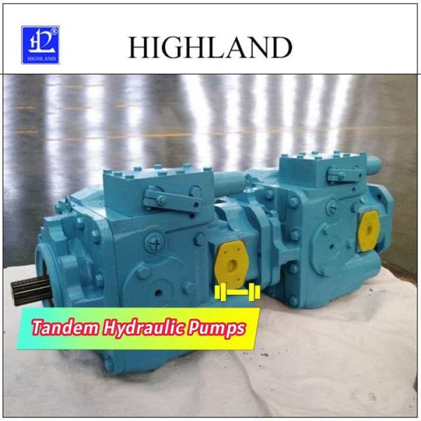 Quality Tandem Hydraulic Pump with Multiple Control Modes and Custom Design for sale