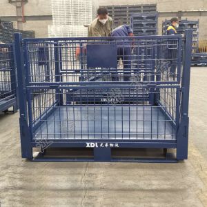 Buy cheap Foldable Stillage Pallet Cage Depth 800mm With Padlock Locking System from wholesalers