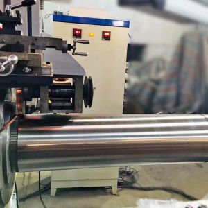 Filtration Screen Tube Wire Mesh Making Machine High Slot Precision