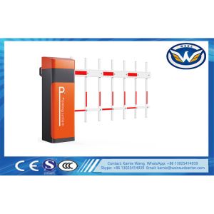 Buy cheap Speed Adjustable Traffic Barrier Gate 24V DC Brushless Motor Car Park Barrier With 6m Arm from wholesalers