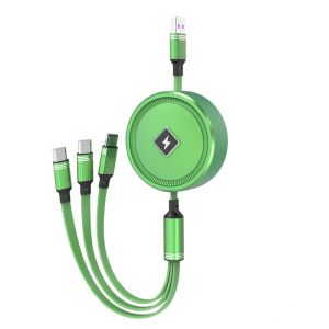 Buy cheap Multi Function 1.1m Three In One USB Cable Extendable Data Line from wholesalers