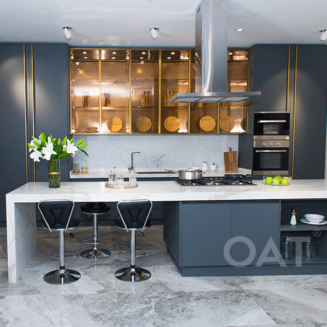 Buy cheap Durable 304 Stainless Steel Kitchen Cabinet with 18mm Thickness and 20mm Door product