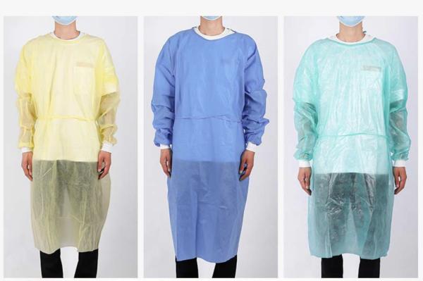 Buy cheap Disposable Isolation Gown PP+PE Laminated Waterproof and Breathable for Lab and Hospital Use​​ from wholesalers