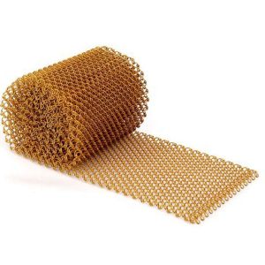 Customized Height Metal Coil Drapery Corrosion Resistant With Anodized Finish