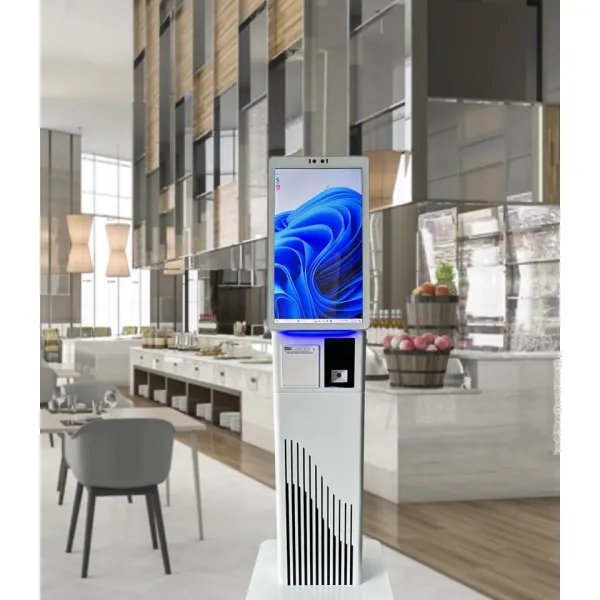 Advanced Restaurant Self Service Kiosk System with Integrated Ticket Printing
