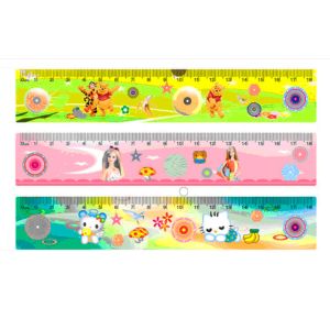 Buy cheap PLASTIC LENTICULAR Custom Promotional Plastic Flexible Measuring Ruler With 3D Lenticular Material from wholesalers