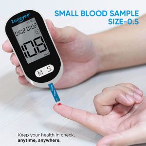 Buy cheap Blood Glucose Monitor Portable High Accuracy Diabetes Testing Kit with 50 Blood Sugar Test Strips and 50 Lancets Glucose from wholesalers