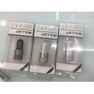 Buy cheap Bullet metal Car charger 2 USB ,output 2.4 A from wholesalers