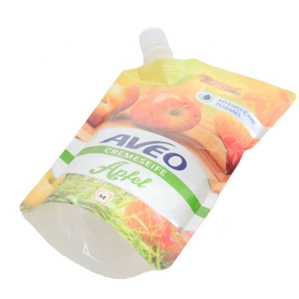 Quality Mylar Liquid Spout Pouch 100ml Laundry Detergent Pouches SGS for sale