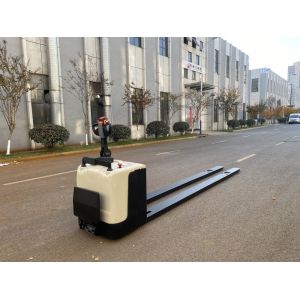 Buy cheap Customization Load Capacity 4000 KGS Electric Pallet Stacker 2900 MM Big Long Fork from wholesalers
