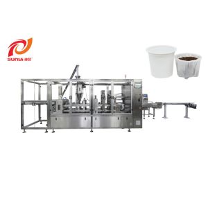 Automatic Biodegradable K Cup Coffee Capsule Filling And Sealing Machine