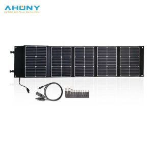 100w Dual Usb Folding Solar Blanket 12V Foldable Solar Power Charger For