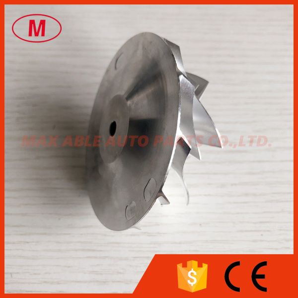GT3037 reverse 6+6 blades 57.04/76.13mm bore:5.99mm turbo milling/Aluminum 2618/billet compressor wheel