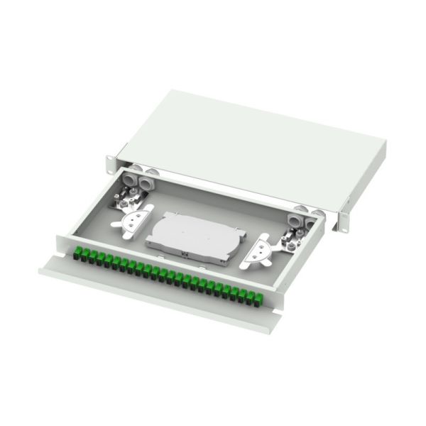 Cold Rolled Steel SC FC ST LC Connector Type 19 Inch Fiber Optical Distribution