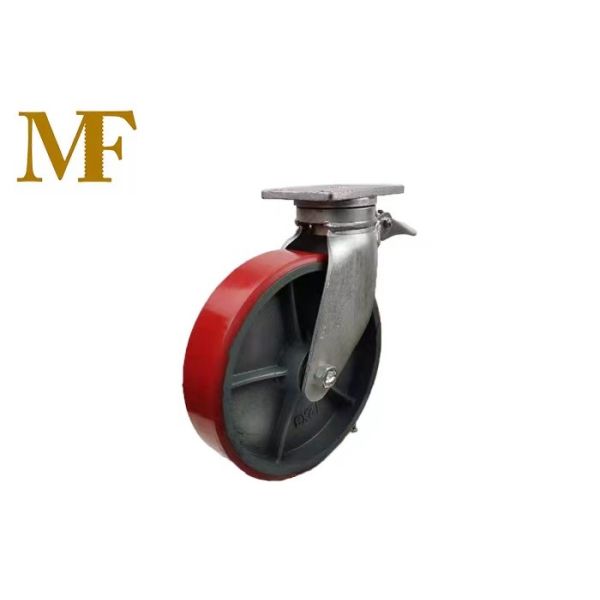 Quality Super Duty Scaffold Casters With Mold On Polyurethane On Cast Iron Core Wheel for sale