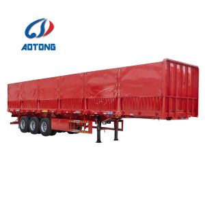 53ft Enclosed Box Cargo Dry Wing Van Truck Semi Trailer with 30-100T Max Payload
