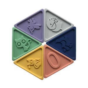 Buy cheap Developmental Children'S Educational Toy Animal Pattern Triangular Building Blocks from wholesalers