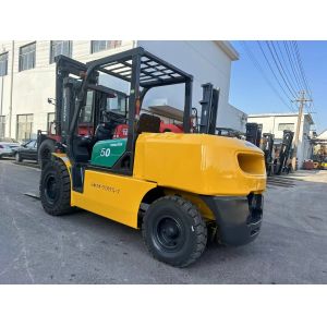 Buy cheap Secondhand Komatsu 50 Forklift 5 Tons 3 Meters Diesel Lifting Machine For Lifting from wholesalers