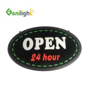 Eye-catching Touch Screen Custom Epoxy Resin LED Neon Open Sign for Store
