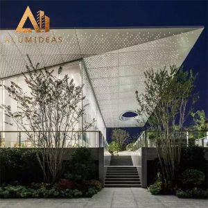 China Perforated aluminium facade design on sale