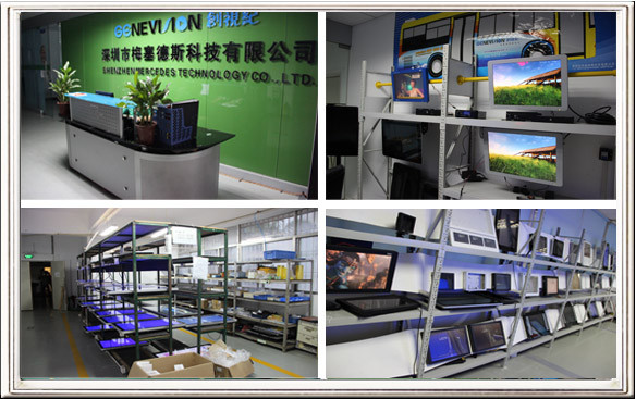 Black Newspaper Kiosk Digital Signage Support SD Card / USB Port