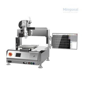 Buy cheap Semiconductor Underfill Desktop Glue Dispensing Machine automated 10KG lab from wholesalers