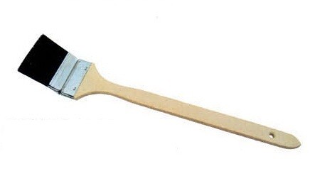 Quality Black Bristle Radiator Paint Brush For Varnishing Paintings for sale