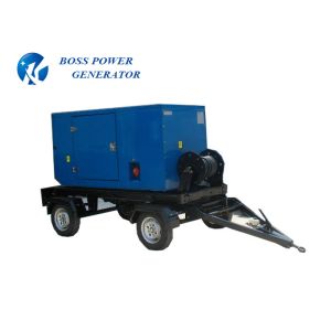 Buy cheap AC 3 Phase Trailer Diesel Generator Reliable Engine Performance Reduced product