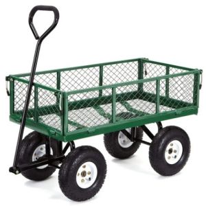 Buy cheap 500LBS Iron Heavy Duty Folding Garden Cleaning Wagon Cart with Rust-Resistant Finish from wholesalers