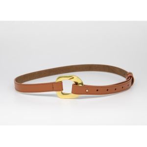 Buy cheap Custom Lady Cowhide Leather Waist Belt With Alloy Buckle from wholesalers