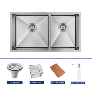 Buy cheap Brushed Surface Single Bowl Undermount Sink Rectangular Shape from wholesalers