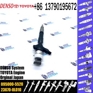 Buy cheap 23670-0L010 diesel fuel injector for 095000-5520 For 0950005520 TOYOTA HILUX 2KD-FTV from wholesalers