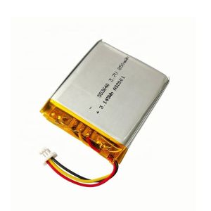 Buy cheap 553640 Rechargeable Lithium Ion Polymer Battery Pack 3.7V 850mAh from wholesalers