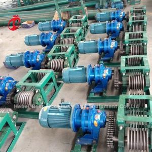 3 Scrapers Chicken Waste Processing Machine , Chicken Manure Scraper 8 Wheels