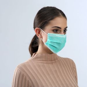Safe Breathable Disposable Medical Face Mask With Elastic Ear Loop