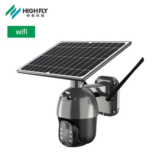HD 1080P Mini Outdoor PTZ IP Speed Dome Solar Camera Wifi Cctv Camera Wireless