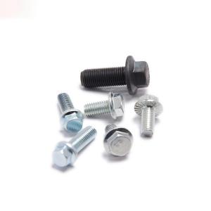 China M52 Carbon Steel Fully Threaded Hex Flange Bolt With Washer on sale