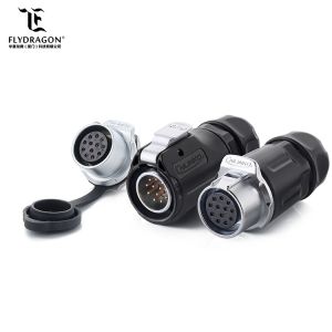 Buy cheap China Factory IP67 M20 Waterproof Audio Jack Plug Sockets 12 Wires Quick Panel Mount Safe Lock Connector for Signal from wholesalers