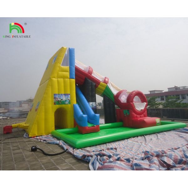 Customized Commercial Castle Kids Inflatable Playground Trampoline Water Slide