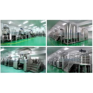 Cosmetic Cream Homogenizer Machine Vacuum Emulsion Homogenizer Mixer