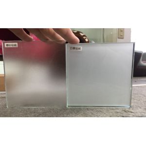 Buy cheap Water-Tolerant Acid Etched Glass Panels Frosted Stain Glass From 2mm To 19mm For Windows from wholesalers