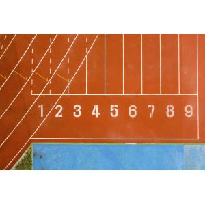 Buy cheap Permeable Eco Sports Flooring IAAF Synthetic Running Track from wholesalers