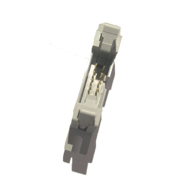 Buy cheap Grey 10P 2.54 Ejector Header Latch Header IDC Type With Location Hole PBT ROHS Approved from wholesalers