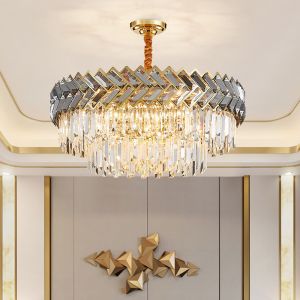 Buy cheap Creative Crystal Chandelier Round/Rectangle Led Living Dining Room Lamp hotel chandelier(WH-CY-196) from wholesalers