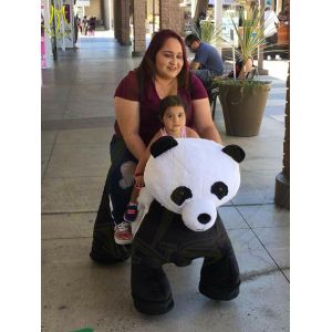 Buy cheap Hansel children plush battery operated zoo animal plush toy rides for shopping center from wholesalers