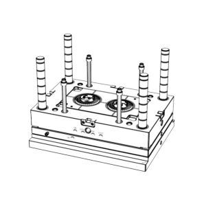 Buy cheap OEM/ODM: Custom electronic enclosures / Transparent bottom cover bracket (1*2) No.24677 from wholesalers